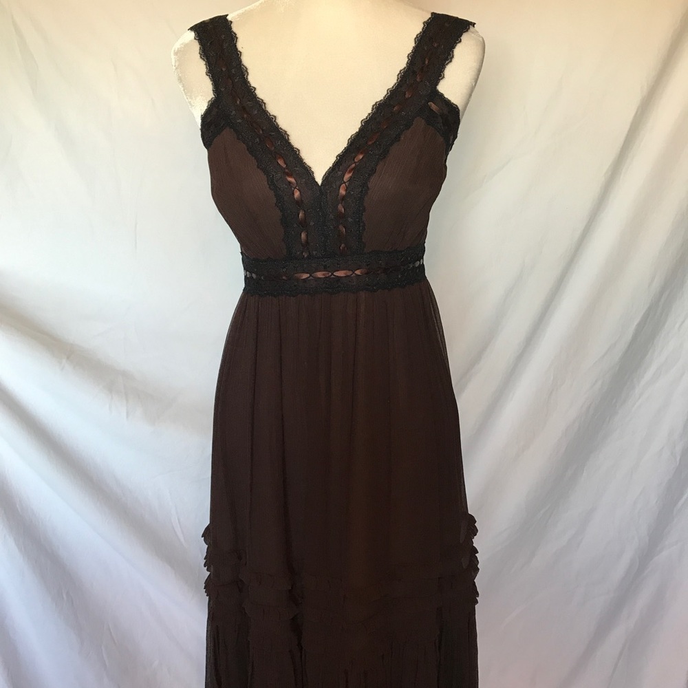 BCBGMaxazria Mahogany Bubble Dress Size 10 NWT